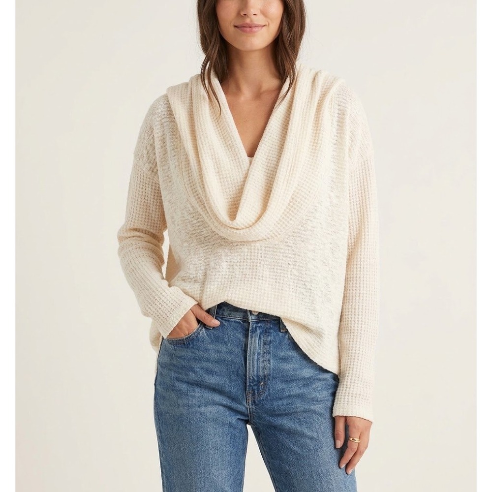 Anthropologie Saturday Sunday Almeira Cowl Hooded Pullover Boho Cozy Women XS